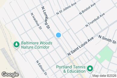 Map image of the property - 9333 N Lombard St
