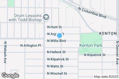 Map image of the property - 8421 N Burrage Ave