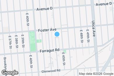 Map image of the property - 1393 Troy Ave