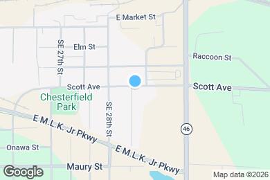 Map image of the property - 2837 Scott Ave