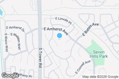 Map image of the property - 2853 S Bahama St