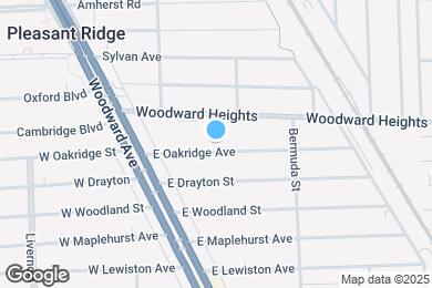 Map image of the property - Oakridge Apartments