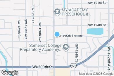 Map image of the property - 12650 SW 195th Ter