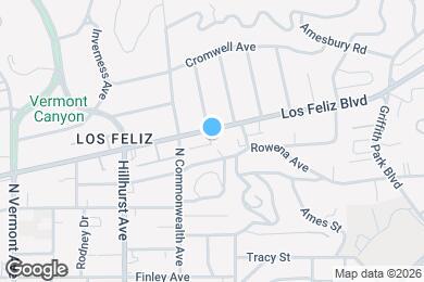 Map image of the property - 4230-4250 Los Feliz Blvd