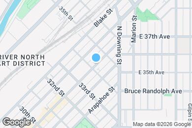 Map image of the property - 3425 Larimer St