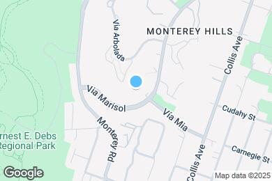 Map image of the property - 3961 Via Marisol