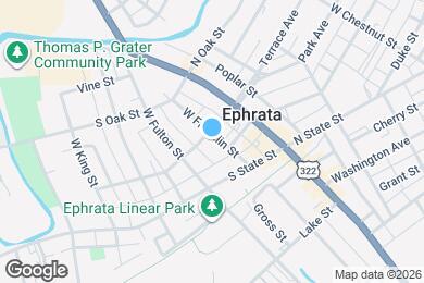 Map image of the property - 116 W Franklin St