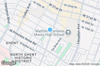 Map image of the property - 1419 Colonial Ave