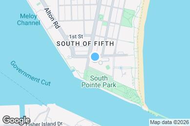 Map image of the property - 300 South Pointe Dr