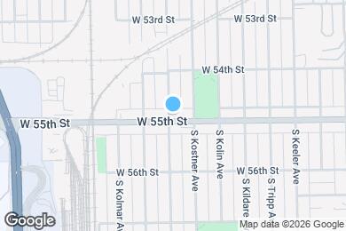 Map image of the property - 4424 W 55th St