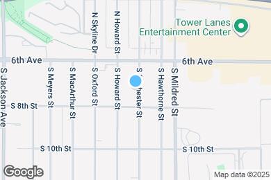 Map image of the property - 632 S Rochester St