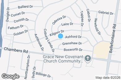 Map image of the property - 1224 Ashford Dr