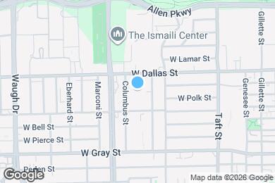 Map image of the property - 2221 W Dallas St