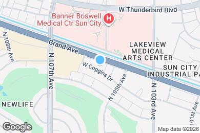 Map image of the property - 10620 W Coggins Dr