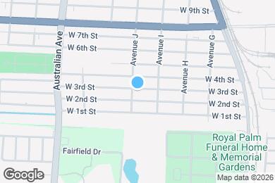 Map image of the property - 857 W 3rd St