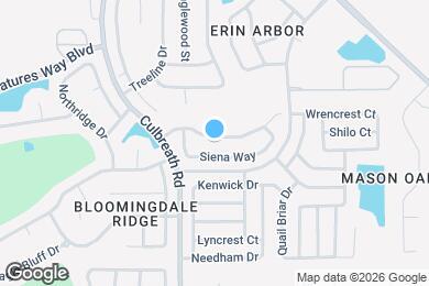 Map image of the property - 2517 Clareside Dr