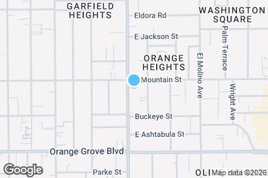 Map image of the property - 882 N Los Robles Ave