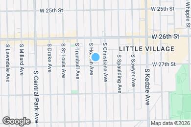 Map image of the property - 2659 S Homan Ave