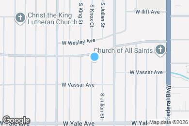 Map image of the property - 2520 S Knox Ct
