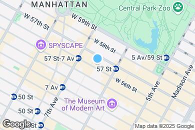 Map image of the property - 127 West 56th Street