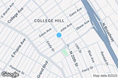 Map image of the property - College Hill Apartments