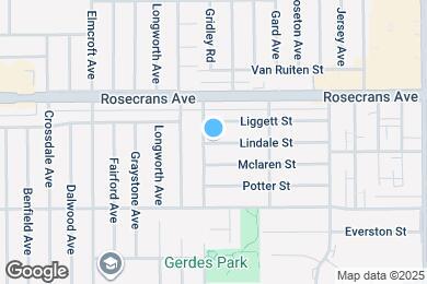 Map image of the property - 11405 Lindale St
