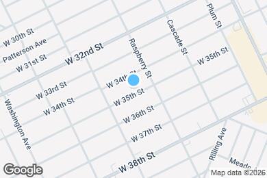 Map image of the property - 1130 W 35th St