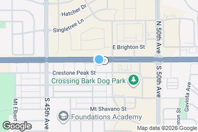 Map image of the property - 4735 Crestone Peak St