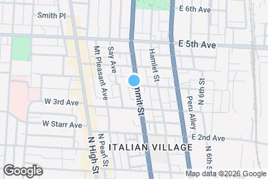 Map image of the property - 1075 Summit St