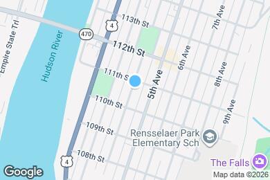 Map image of the property - 430 4th Ave
