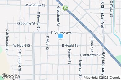 Map image of the property - 645 Gladstone St