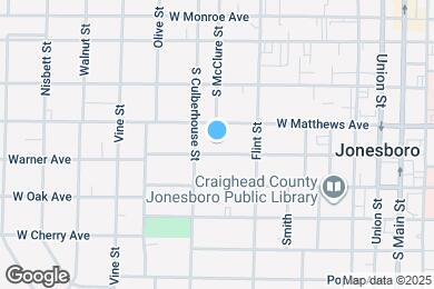 Map image of the property - 632 Warner Ave