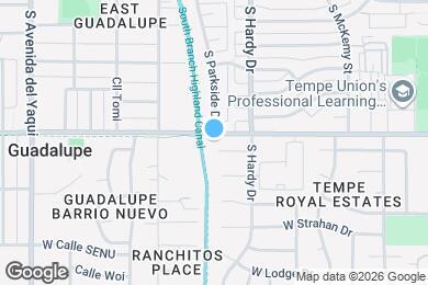 Map image of the property - 1060 W Paseo Way