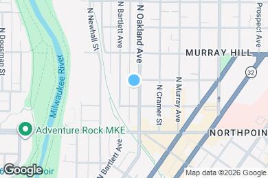 Map image of the property - 2429 N Oakland Ave