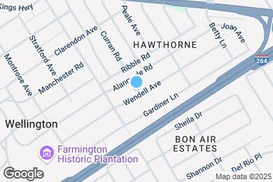 Map image of the property - 2617 Wendell Ave