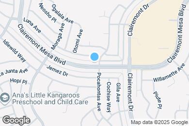Map image of the property - 3564 Clairemont Mesa Blvd
