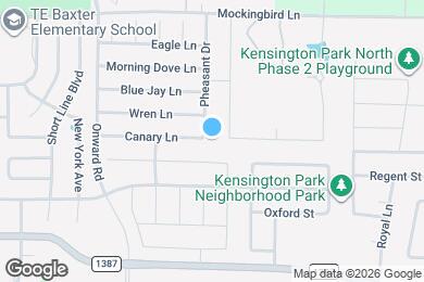 Map image of the property - 906 Pheasant Dr