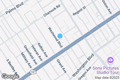 Map image of the property - 3740 Westwood Blvd