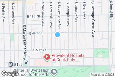 Map image of the property - 4918 S St Lawrence Ave