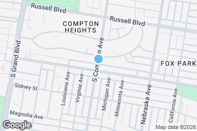 Map image of the property - 2258 S Compton Ave