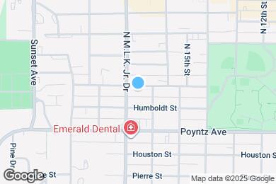 Map image of the property - 1617 Leavenworth St