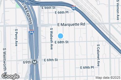 Map image of the property - 6752 S Michigan Ave