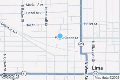 Map image of the property - 435 W McKibben St