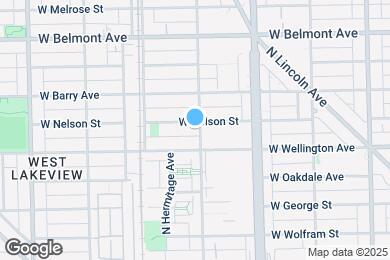 Map image of the property - 1703 W Nelson St