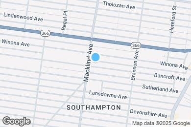 Map image of the property - 5335 Bancroft Ave