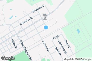 Map image of the property - 1216 E James St