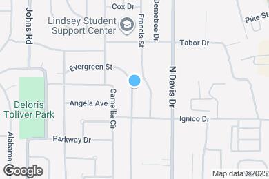 Map image of the property - 214 Evergreen St