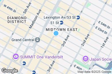 Map image of the property - 525 Lexington Ave