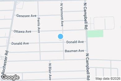 Map image of the property - 1313 Donald Ave