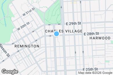 Map image of the property - 2747 Maryland Ave